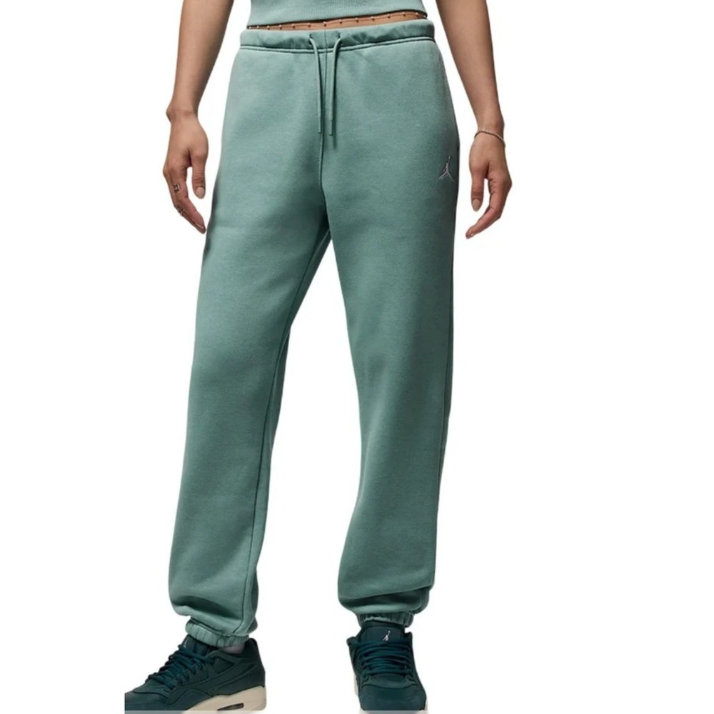 New Jordan Brooklyn Fleece Green XS Pants Women's sweatpants FV7077-018
